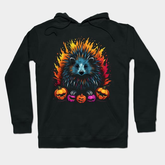 Porcupine Halloween Hoodie by JH Mart